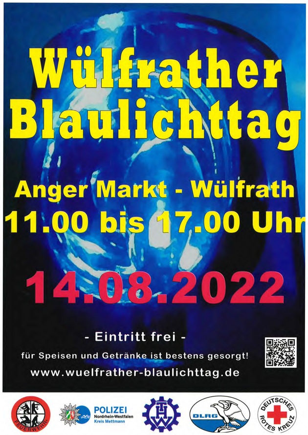 POL-ME: Auch die Polizei beteiligt sich am 4. Wülfrather Blaulichttag - Wülfrath - 2208035