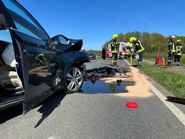 FW Flotwedel: Verkehrsunfall mit Todesfolge - Zwei PKW kollidieren auf L311 zwischen Eicklingen und Wienhausen