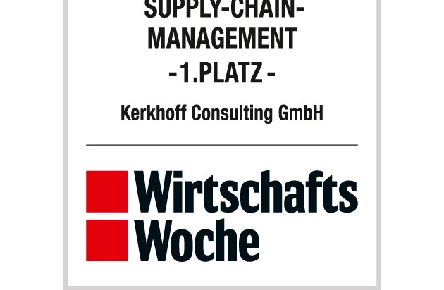 Wirtschaftswoche Award Best Of Consulting 17 1 Platz Fur Kerkhoff Consulting In Presseportal