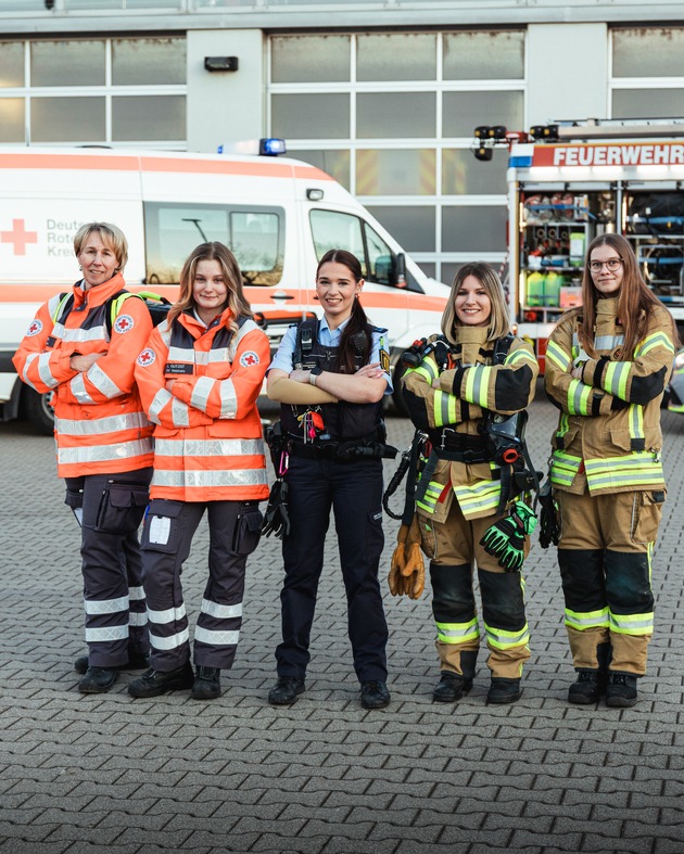 FW Weinheim: Weltfrauentag. Gemeinsam tragen wir Verantwortung. Frauen st&auml;rken Blaulicht-Teams