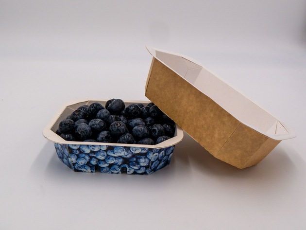 Stackpack: Schumacher Packaging stellt papierbasierte Top-Seal-Schale für empfindliches Obst und Gemüse vor