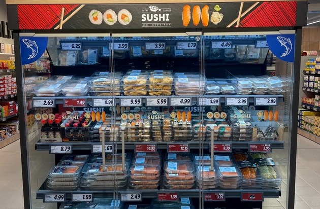 LIDL Schweiz: Lidl Svizzera porta il Sushi Corner nelle filiali / Nuovo progetto in 40 filiali selezionate