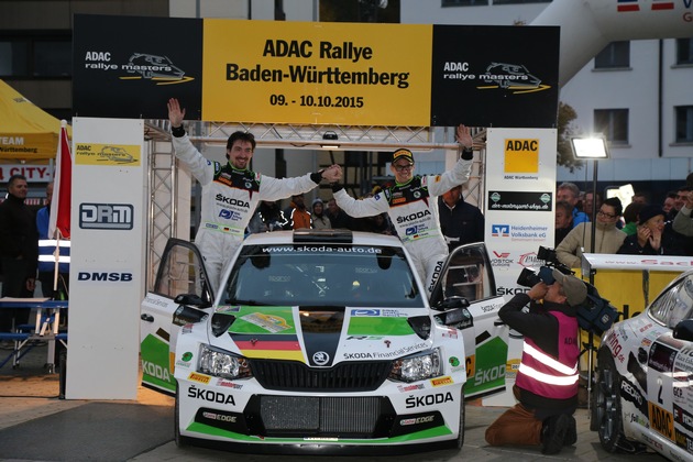 Vierter DRM-Sieg 2015: Kreim/Christian im SKODA Fabia R5 eine Klasse für sich (FOTO)