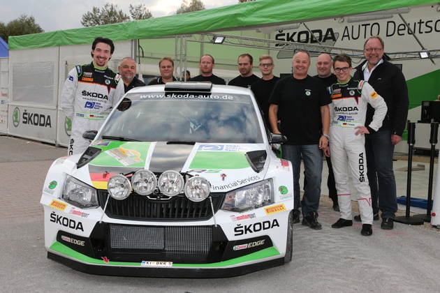 SKODA AUTO Deutschland startet 2016 in Deutschlands höchster Rallye-Liga (FOTO)