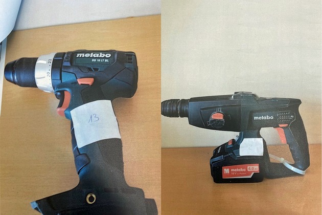 POL-GM: 241120-958: Polizei sucht nach Eigentümern von sichergestellten Werkzeugmaschinen