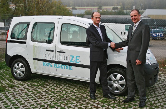 Gemeinde Urdorf setzt auf das Elektrofahrzeug Renault Kangoo Z.E. (BILD/ANHANG)