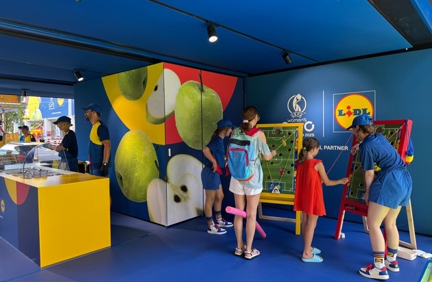 NEVER STOP GROWING : Lidl à l'EURO féminin de l'UEFA 2025TM