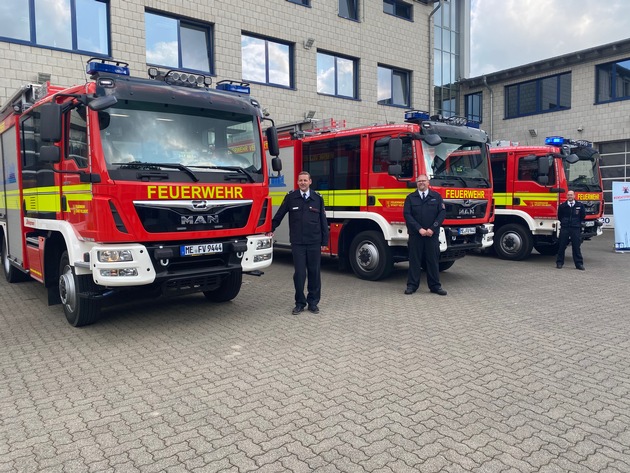 FW-Velbert: Drei Neue Löschfahrzeuge Für Die Freiwillige Feuerwehr ...