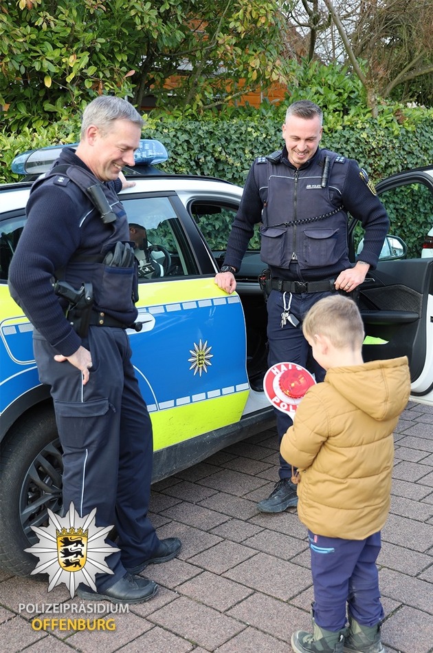 POL-OG: Willstätt - Geburtstagsüberraschung - Mit guten Nachrichten ins Wochenende