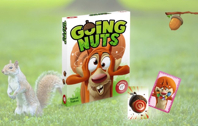Going Nuts: Vorsicht - verrückte Eichhörnchen! Rasantes Kartenspiel von Piatnik