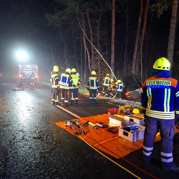 FW-ROW: Verkehrsunfall auf der K234 in Hellwege