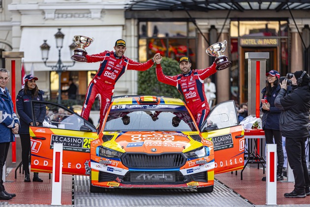 Rallye Monte Carlo: Beim ersten Einsatz mit Škoda liefert Pepe López packenden Kampf um den WRC2-Sieg