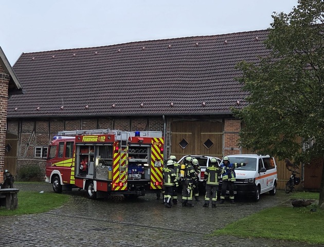 FW-WRN: Löschgruppe Langern übte mit Löschzug aus Selm