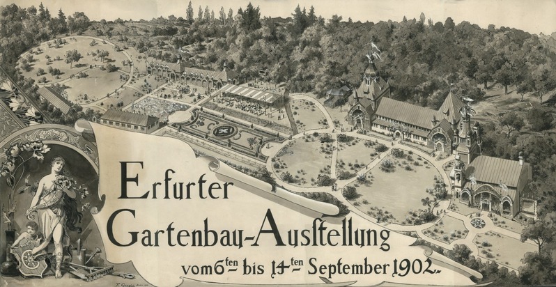 Bundesgartenschau Erfurt 2021 gGmbH: Gartenschauen haben in der Blumenstadt Erfurt eine fast 200-jährige Tradition