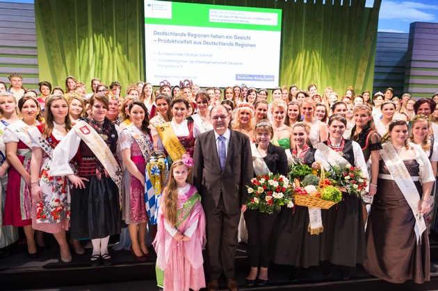 Grüne Woche 2016: &quot;Adelstreffen&quot; der Produktköniginnen auf der Grünen Woche