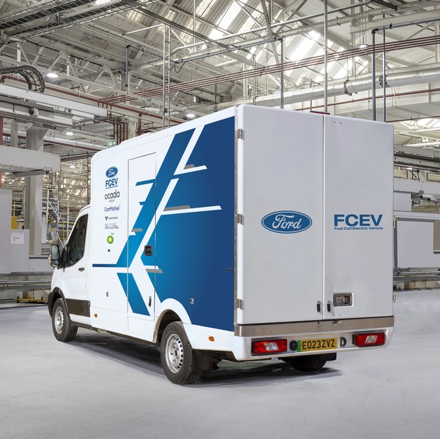 Ford E-Transits mit Brennstoffzellen sollen im Pilotversuch ihre Vorteile bei Reichweite und Betriebszeiten nachweisen