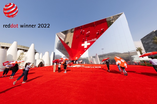 Bellprat Partner mit zwei Red Dot Awards für den Schweizer und den Polnischen Pavillon an der World Expo 2020 Dubai ausgezeichnet