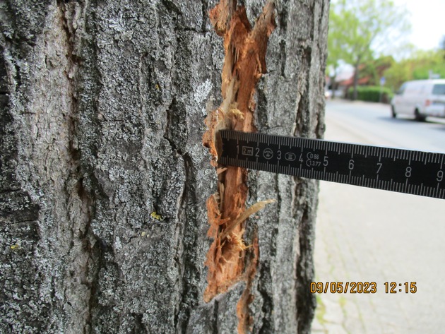 POL-NI: Eystrup - Unbekannte beschädigen mehrere Bäume - Zeugenaufruf