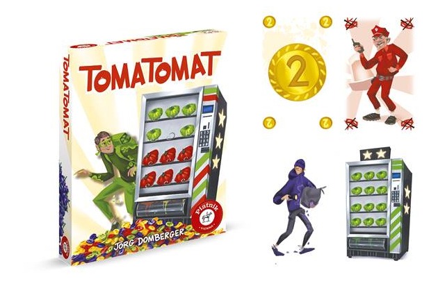 Tomatomat: Köstlich, begehrt und brandgefährlich! Das Pocket-Kartenspiel für Bluffer von Piatnik