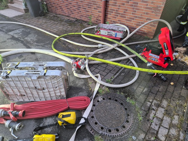 FW Datteln: Wohnungsbrand