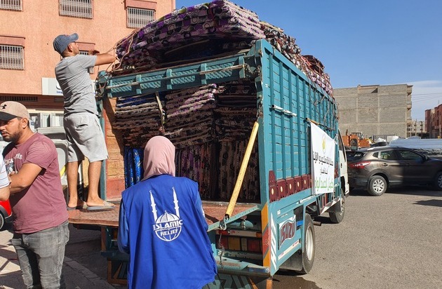 Islamic Relief Deutschland e.V.: Marokko: Verteilung von Hilfsgütern an Überlebende des Erdbebens