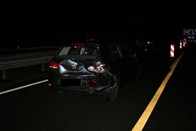 POL-PDKL: A62/Hütschenhausen, Leichtverletzt nach Auffahrunfall