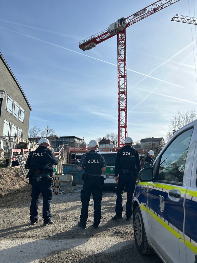 HZA-GI: Schwerpunktkontrollen des Zolls auf Baustellen in ganz Deutschland Auch in Nord-, Ost- und Mittelhessen Verstöße festgestellt