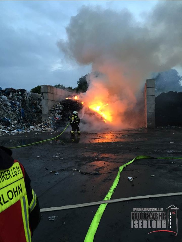 FW-MK: Brandeinsatz am Morgen