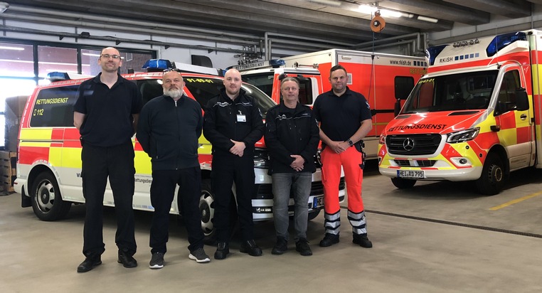 RKiSH: Start des Akut-Einsatzfahrzeugs (AEF) in Rendsburg
