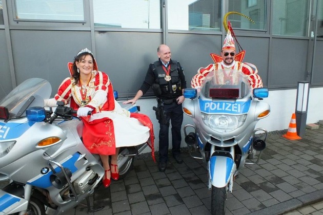BPOL-TR: Bundespolizei empfängt Trierer Stadtprinzenpaar