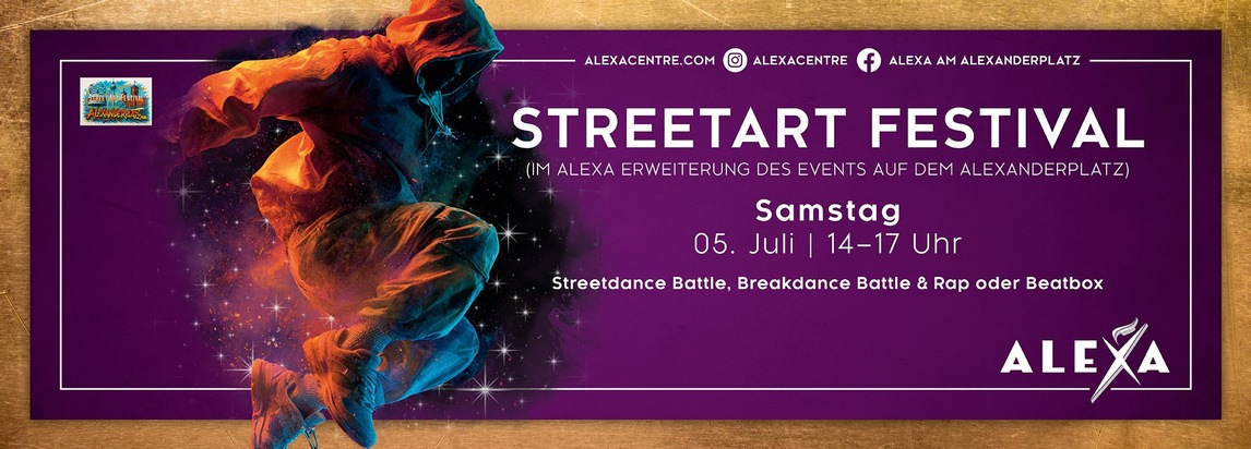 PM: Das ALEXA lädt beim ersten Street Art Festival zu Live-Performances ein