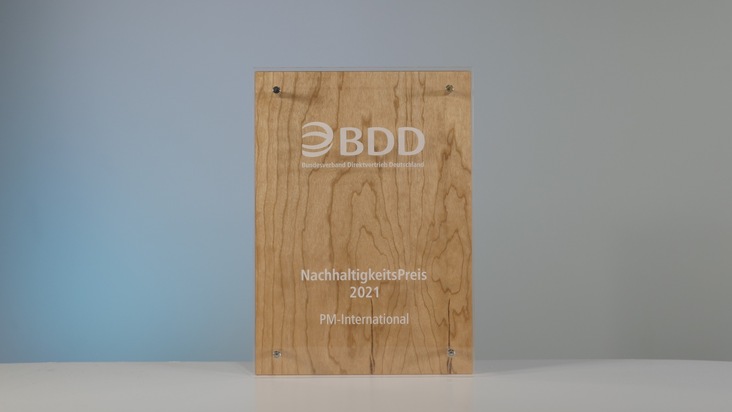 PM-International AG mit BDD Unternehmenspreis sowie NachhaltigkeitsPreis ausgezeichnet