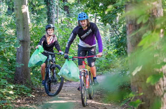 Mountainbike Tourismusforum Deutschland: #Sauberwald: Outdoor-Sportler gegen Plastik / Bündnis aus Natursportverbänden ruft zum Aktionstag im Rahmen des World Cleanup Day am 18. September auf
