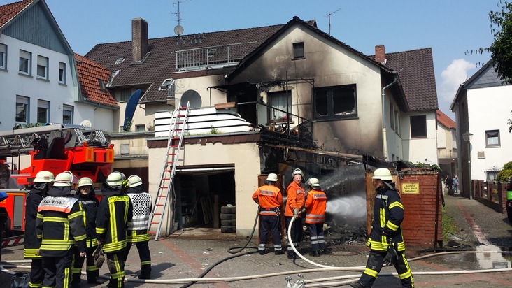 POL-HM: Brand in der Innenstadt / hoher Sachschaden entstanden