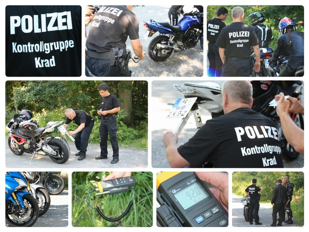 POL-HM: Schwerpunktkontrolle am Nienstedter Pass: Polizei und Landkreis Hameln-Pyrmont überwachen Motorräder
