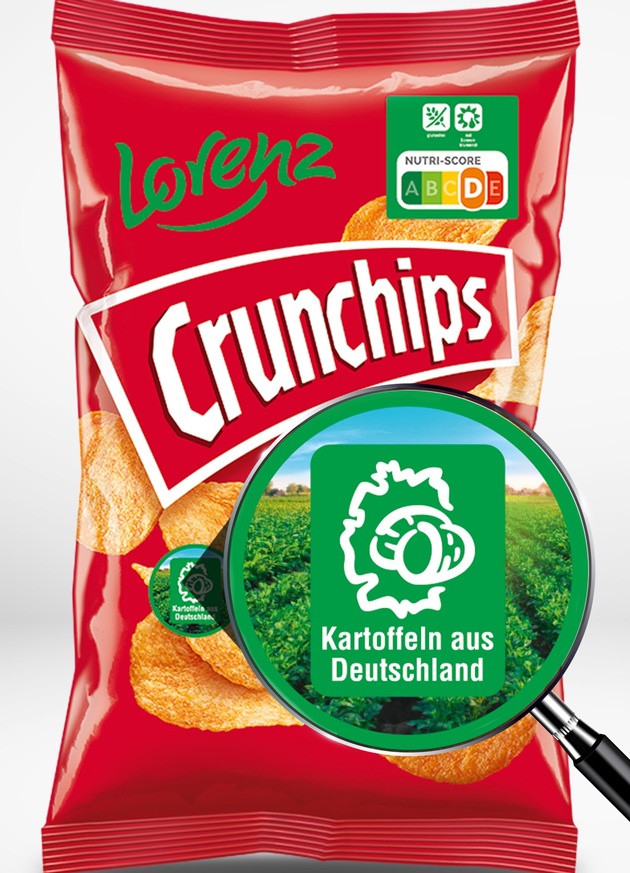 Presseinformation: Lorenz setzt für seine Chipsmarken auf deutsche Kartoffeln