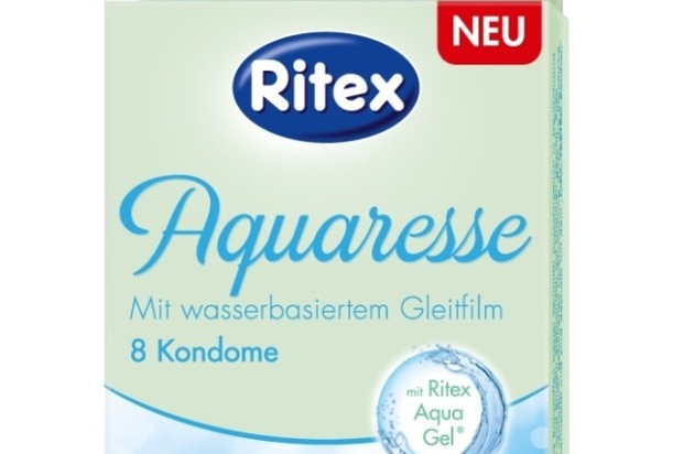 Die ersten Ritex Kondome mit wasserbasiertem Gleitfilm