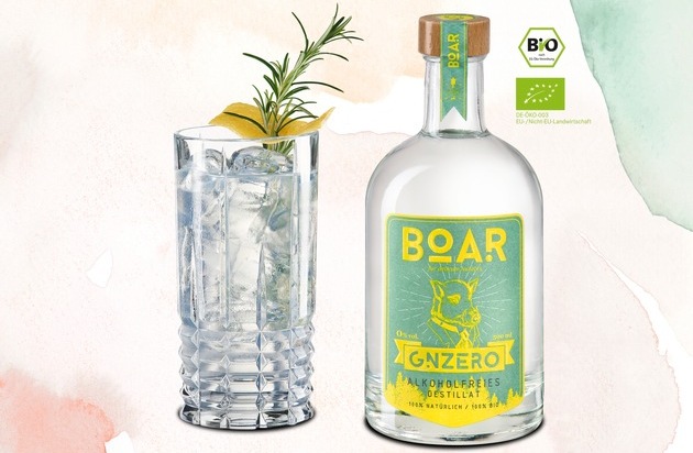 BOAR Distillery im Schwarzwald: BOAR GNZERO - Die weltweit erste alkoholfreie Gin-Alternative in BIO-Qualität