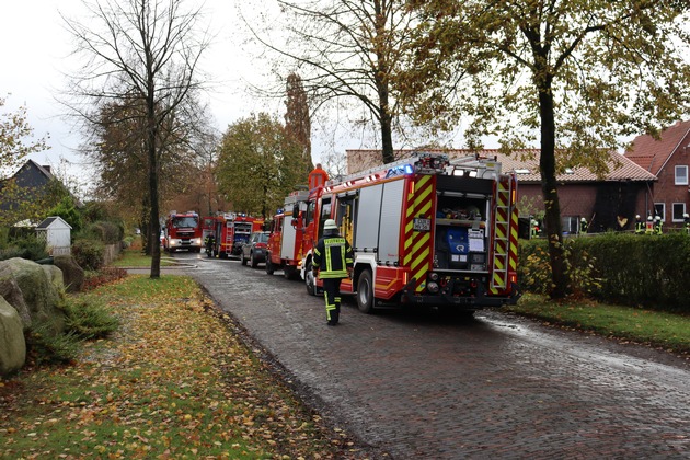 FFW Schiffdorf: Schnelles Eingreifen verhindert Gebäudebrand