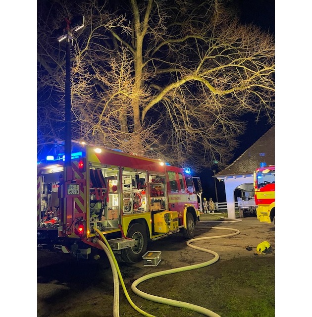 FW Ratingen: Gemeldeter Kaminbrand