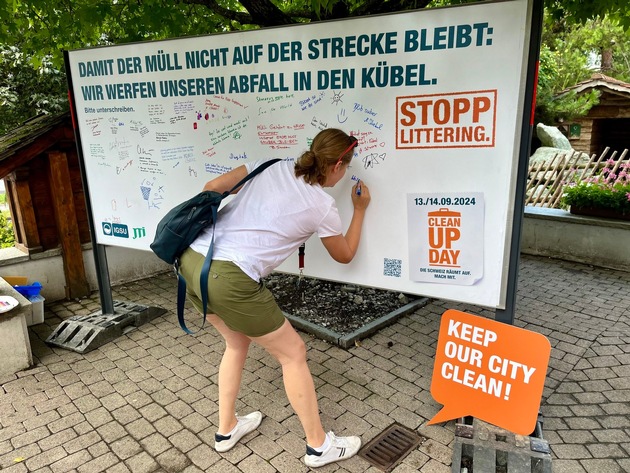 Medienmitteilung: «Gemeinsam gegen Littering: Heidi und IGSU sensibilisieren Reisende»
