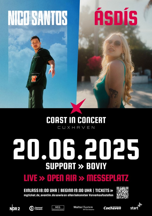 Neues Musikevent direkt am Meer: Coast in Concert in Cuxhaven