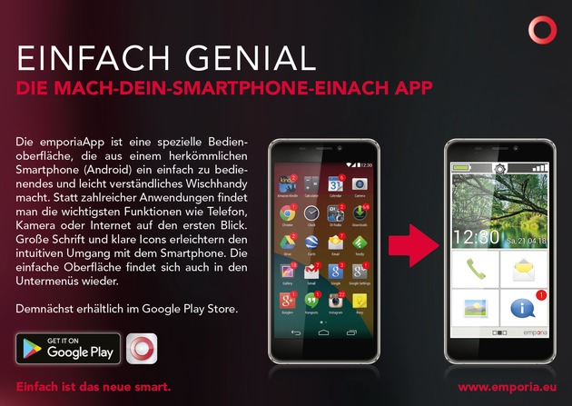 Weltneuheit aus Österreich:
Die Mach-dein-Smartphone-einfach App