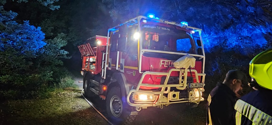 FW Nideggen: Waldbrand in Schmidt