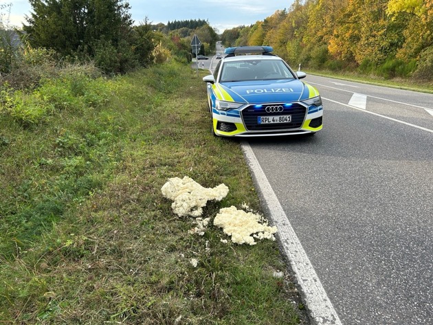 POL-PPKO: Wiederholte Vorfälle von Schrauben und Bauschaum auf den Fahrbahnen im Dienstgebiet der Polizeiinspektion Boppard