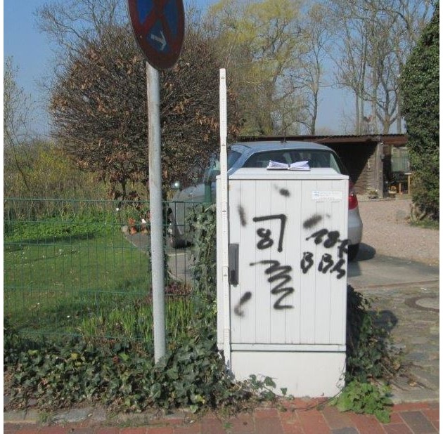 POL-HL: OH-Grube   /
Graffiti: Wer kann Hinweise geben