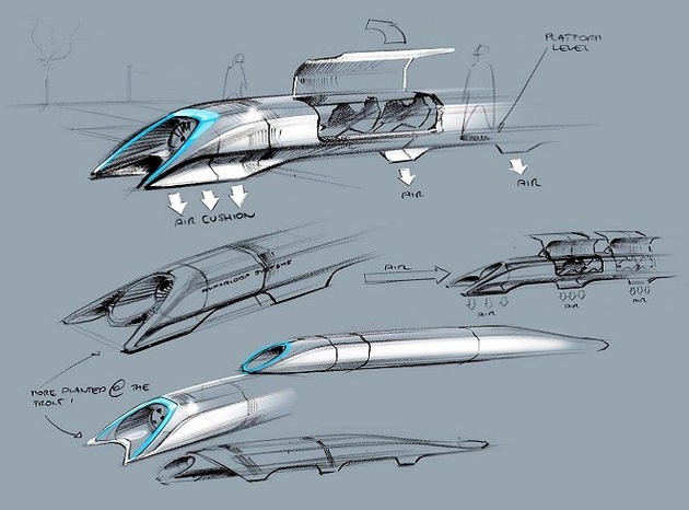 Weltpremiere am Pioneers Festival: Erste Demo eines Hyperloop Modell. - BILD