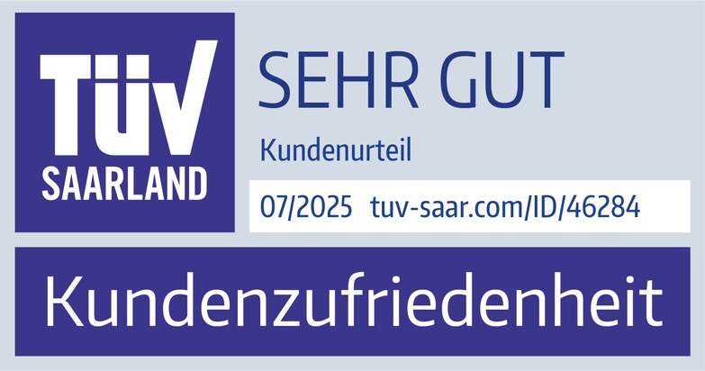 Pressemitteilung: TÜV-Siegel „SEHR GUT“: Sender steigert Kundenzufriedenheit