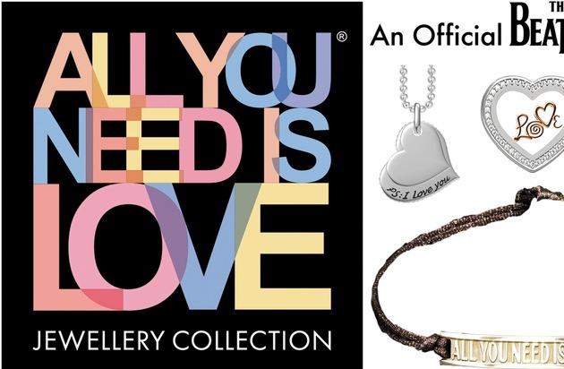 V.I.P. Entertainment & Merchandising AG: ALL YOU NEED IS LOVE Schmuckkollektion / Lizenznehmer startet Crowdfunding für Beatles-Schmuck