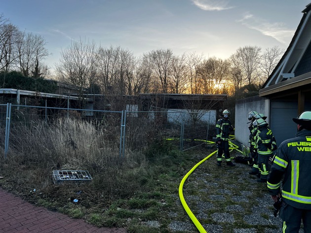 FW-WRN: Vermutlicher Gebäudebrand im Thünen